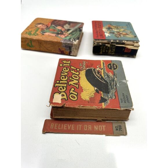 Lot Of 3 The Big Little Books Believe It Or Not! by Ripley Hardcover Sir Lancelo - Picture 2 of 9